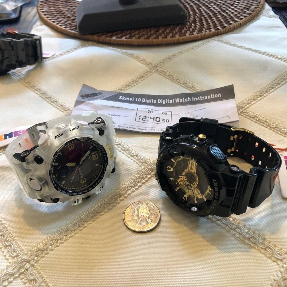 TWO Military Style Watches - Picture 1 of 13